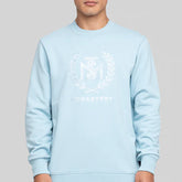 CORVUS SWEATSHIRTS MEN SAD BLUE