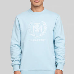 CORVUS SWEATSHIRTS MEN SAD BLUE