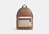 MOCHILA COACH WEST SAND SIGNATURE