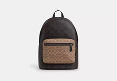 MOCHILA COACH WEST WALNUT SIGNATURE