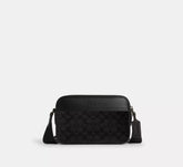 CROSSBODY COACH GRAHAM SIGNATURE CANVAS BLACK