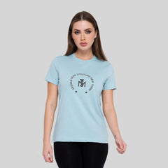GALIAS T-SHIRT WOMEN BLUE SAD