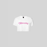 TAG CROP TOP OVERSIZE WOMEN WHITE