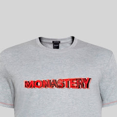 BROOKLIN T-SHIRT MEN JASPED GREY