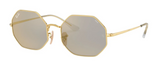 Lentes de Sol Ray Ban RB1972 001/B3 54 OCTAGON 1972 MIRROR EVOLVE