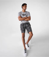 POLERA SS V-NECK TEE W/SCREEN PRIN