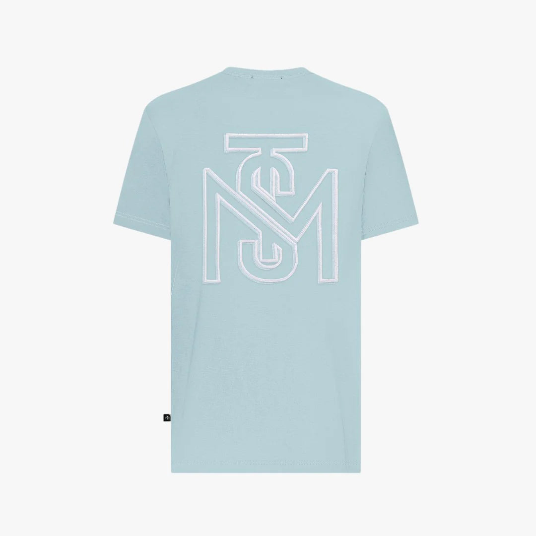 MOON T-SHIRT MEN BABY BLUE