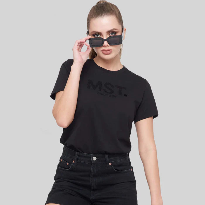 BARSINE T-SHIRT WOMEN BLACK