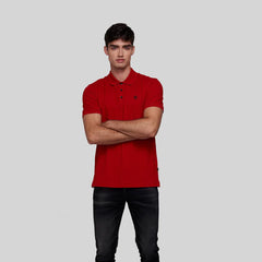 DELFOS POLO MEN RED