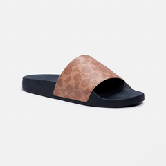 SANDALIAS SIGNATURE PVC SLIDE-KHAKI